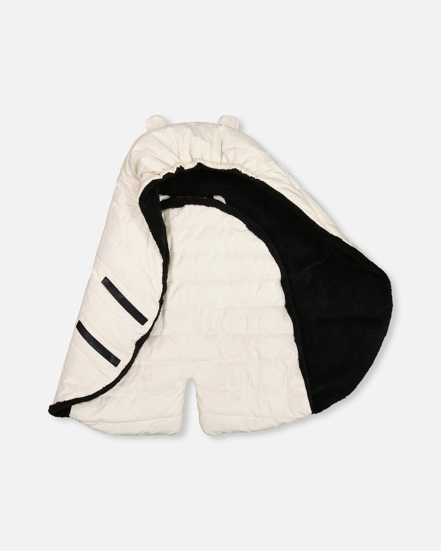 Snuggly Wrap Silver White For Car Seat And Stroller-2