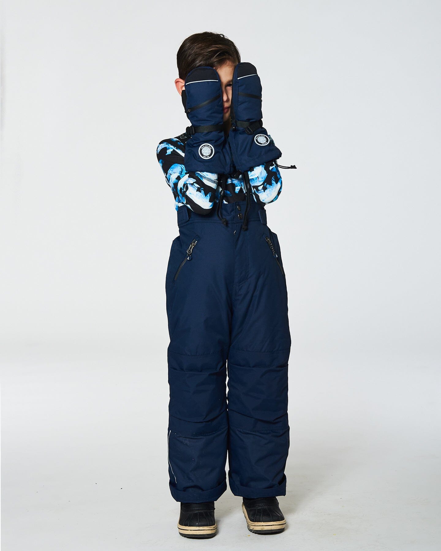 TEKNIK Mittens Navy-2
